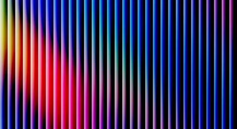 Dynamic Spectrum of Colorful Vertical Lines with Smooth Gradients Stock Illustration