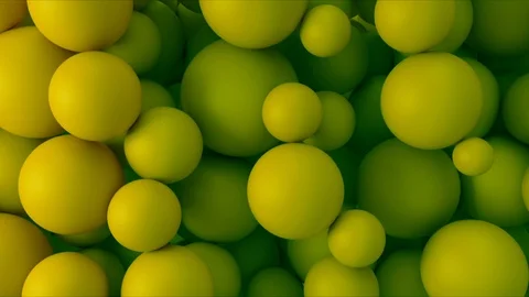 Dynamic Spheres Background, 3d Animation 4k Stock Footage 123114110