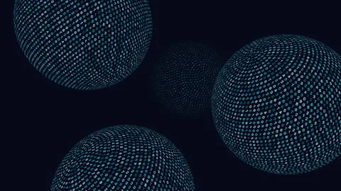 Dynamic spiral of dots movement and flow in a circular pattern Vídeos de archivo 278063491
