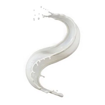 A dynamic splash of water creating a swirling, abstract shape against a whi.. Stock Illustration