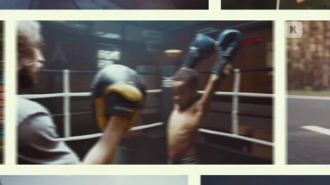 Dynamic Sport Opener After Effects stock