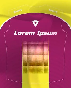 Dynamic Sports Jersey Template Ilustración de archivo