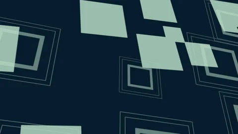 Dynamic square grid pattern on dark background 스톡 동영상 278070448