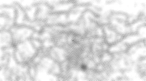 Dynamic Square Halftone Texture, black and white dots background Ilustración de archivo
