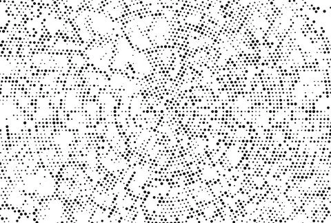 Dynamic Square Halftone Texture, black and white dots background Ilustración de archivo