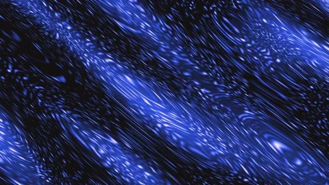 Dynamic Starry Night Sky with Fast Moving Bright Blue Light Streaks 動画素材 337226517
