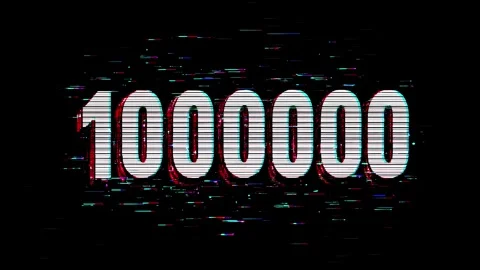 Dynamic stop motion animation showcases a count climbing to one hundred Stock Footage 318454697