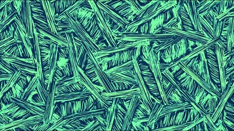 Dynamic stopmotion weave patterns in handdrawn abstract style Stock Footage 315450369