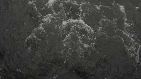 Dynamic stormy ocean scene featuring foaming water and energetic waves Vidéo 333334248