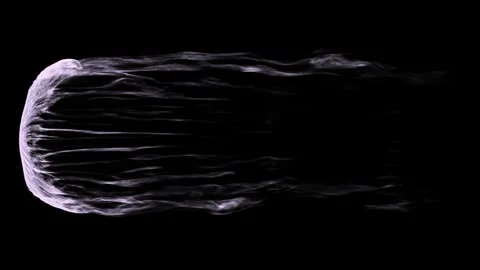 Dynamic stream of white energy moving through space in seamless loop Stock Footage 327568916