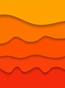 Dynamic style banner design from fruit concept. Orange elements with fluid gr Illustrazione stock