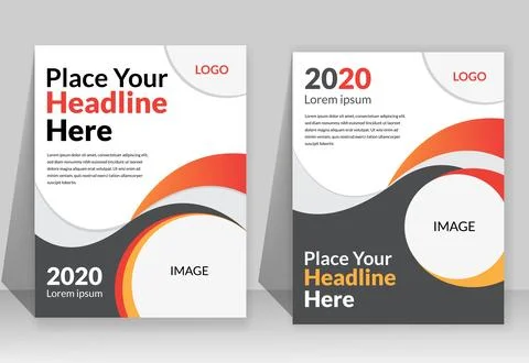 Dynamic style banner design gradient elements. Creative illustration for po.. 库存插图