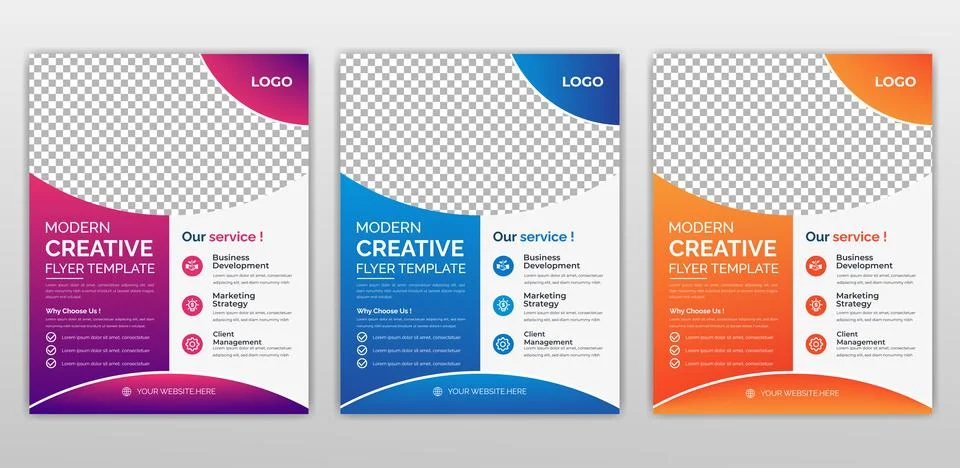 Dynamic style banner design gradient elements. Creative illustration for po.. Stock Illustration