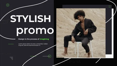 Dynamic Stylish Promo 스톡 After Effects