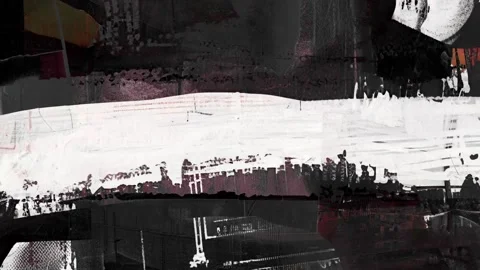 Dynamic Stylized Grunge Texture Layer Stock Footage 300081962