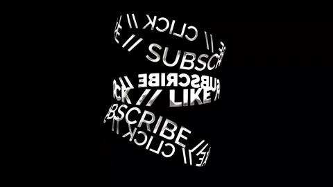 A dynamic subscription motion banner in silver text animation as a reminder.. Stock Footage 293893999