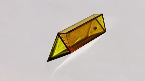 Dynamic Sunlight Through Yellow Geometric Objects Stock Footage 305010178