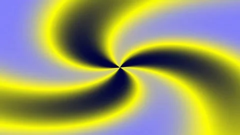 Dynamic swirling gradient background in vibrant yellow and deep blue tones Stock Footage 340378262