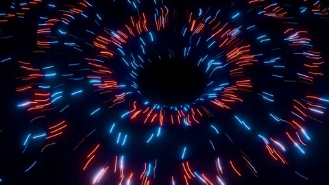 Dynamic swirling light patterns for immersive music experiences Stock Footage 293913709