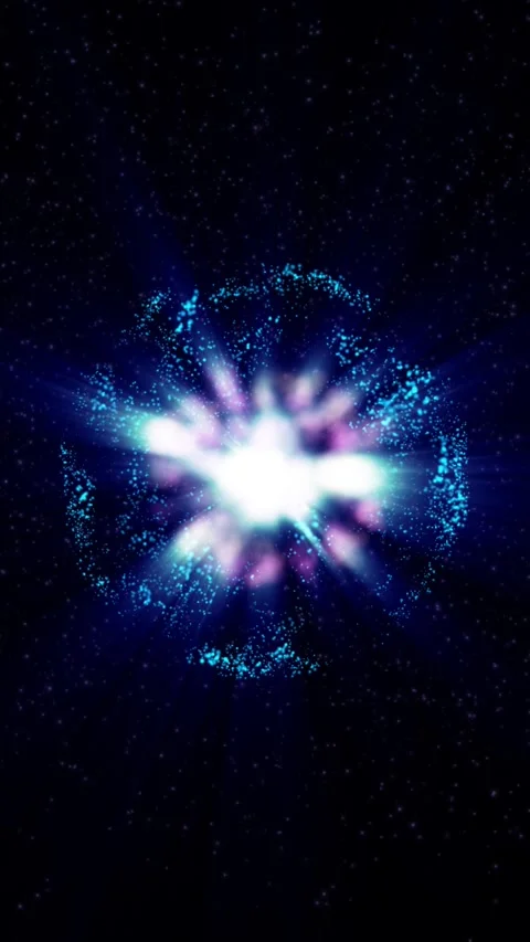 Dynamic swirling lights create an engaging abstract atmosphere Stock Footage 314499963