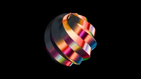 Dynamic swirling patterns create mesmerizing visual experience for performances Stock Footage 292960993