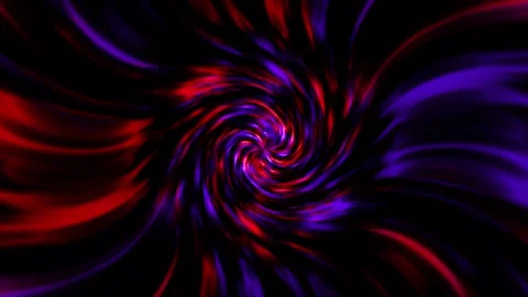 Dynamic swirling vortex technology animation isolated on black background Stock Footage 321197921