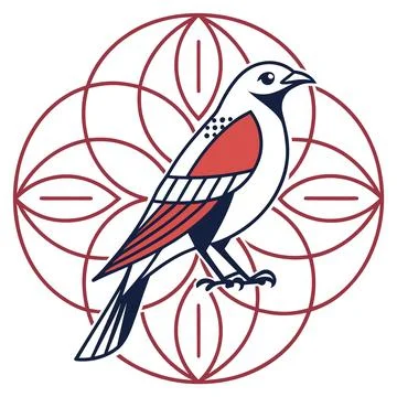 Dynamic Symbolic Digital Technology Stock Illustration