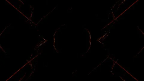 Dynamic Symmetrical Glowing Orange Line Art Motion Graphics 스톡 동영상 341578137