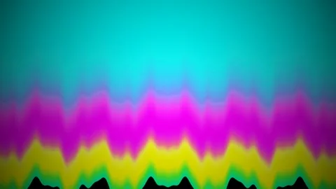 Dynamic synthwave gradient background loop | Abstract color wave animation 스톡 동영상 336766481