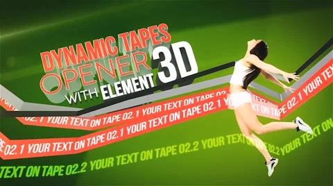 Dynamic Tapes Opener Stock After Effects