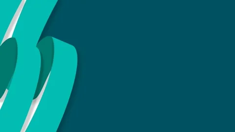Dynamic Teal Abstract Background for Healthcare Awareness and Wellness Camp.. Stock Footage 340133702