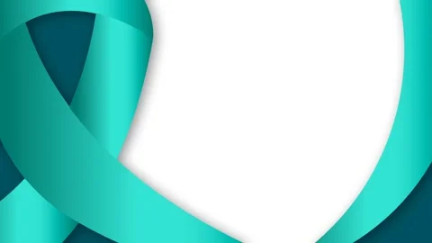 Dynamic Teal and White Abstract Background for Healthcare Awareness and Wel.. Stock Footage 340135626