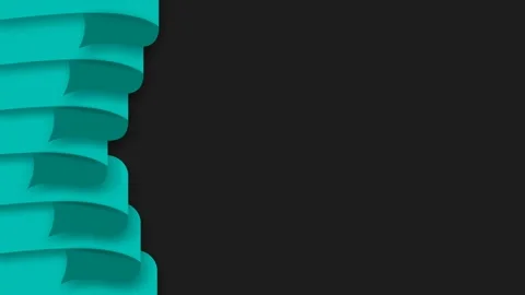 Dynamic Teal Waves Abstract Background for Healthcare Awareness and Wellnes.. Stock Footage 340134636