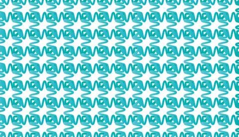 Dynamic teal wavy texture geometric abstract background Stock Illustration