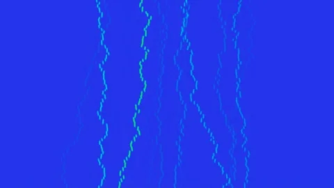Dynamic techno background: Blue liquid glitch flow, abstract data stream en.. Stock Footage 336162914