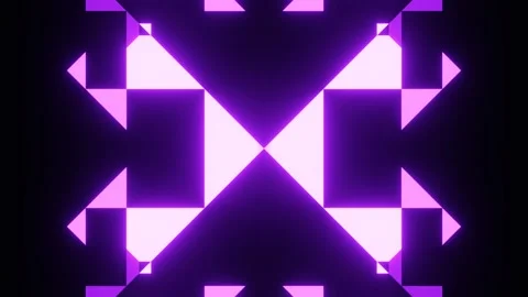 Dynamic Techno Music VJ Seamless Loop Motion Graphic Stock Footage 281771705