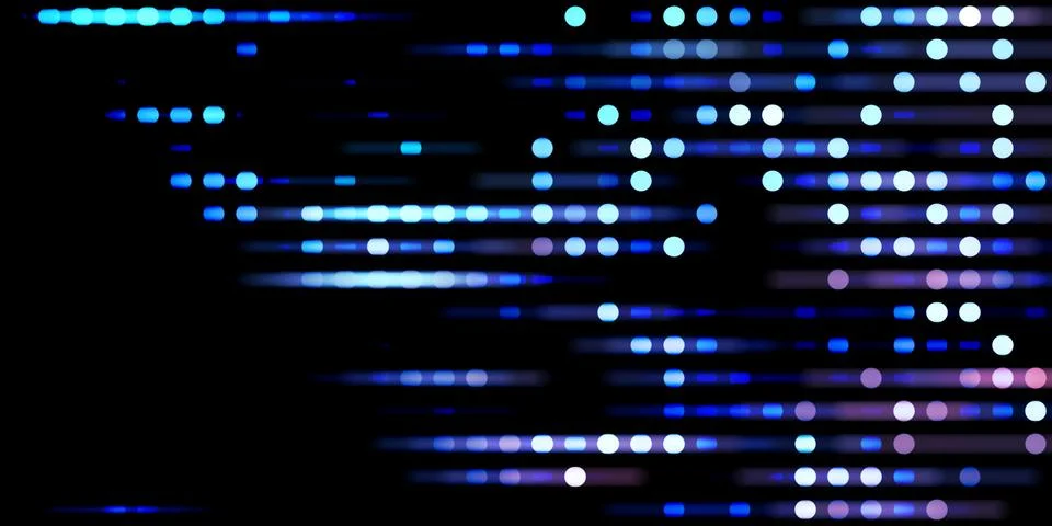 Dynamic Technology Fast Moving Data Abstract Illustrazione stock