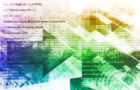 Dynamic Technology Illustrazione stock