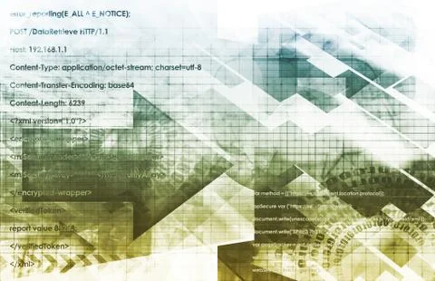 Dynamic Technology Illustrazione stock