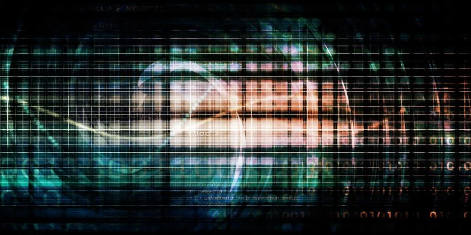 Dynamic Technology Illustrazione stock