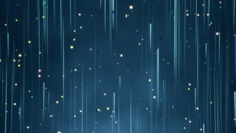 Dynamic Technology Particle Flow Effects Stock Footage 333569418