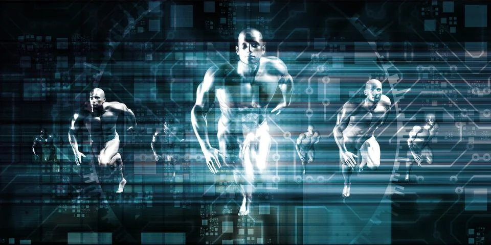 Dynamic Technology Solutions Stock Illustration