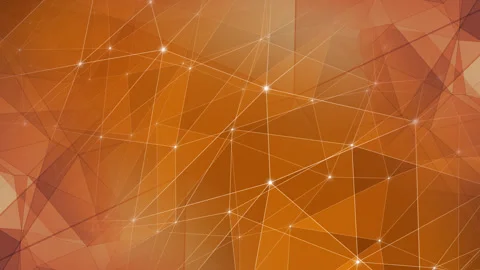 Dynamic technology a triangle grid background with interconnected triangular Stock Footage 249926697