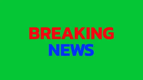 Dynamic text animation - Breaking News. For Broadcast and Media. Stock Footage 302098981