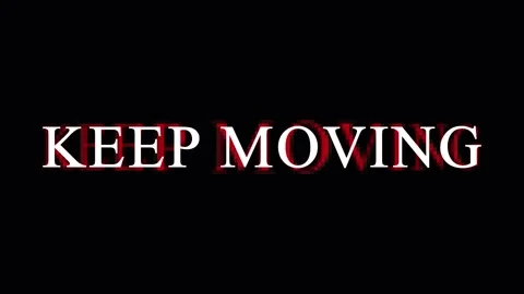 Dynamic text animation with glitch effect and inspiring message in dark cin.. Stock Footage 345621146