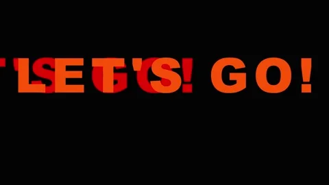 Dynamic text animation with repeating motivational phrase during energetic .. Video stock 343407775