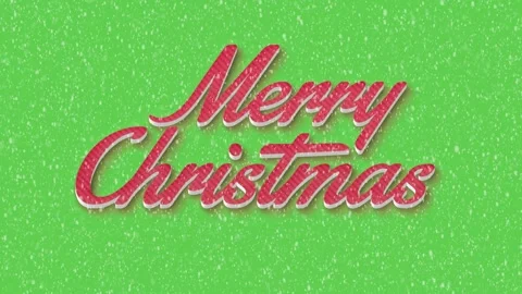Dynamic Text Animation with Retro Vintage Style Christmas Greeting on Vibra.. Stock Footage 302868239