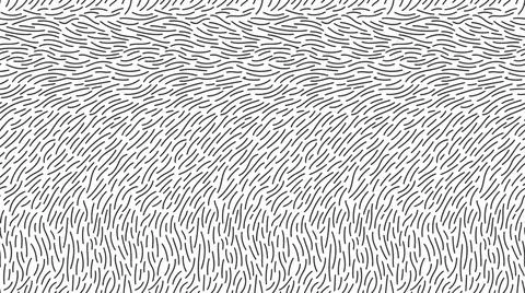 Dynamic textured pattern with irregular short black lines on white paper su.. Stock Illustration