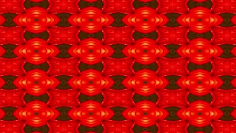 Dynamic textured pattern with symmetrical design in warm earthy and red tones Stock Footage 321264291