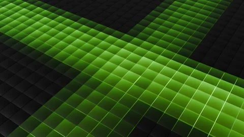 Dynamic textured patterns flowing in rhythmic harmony during the night Stock Footage 292094382